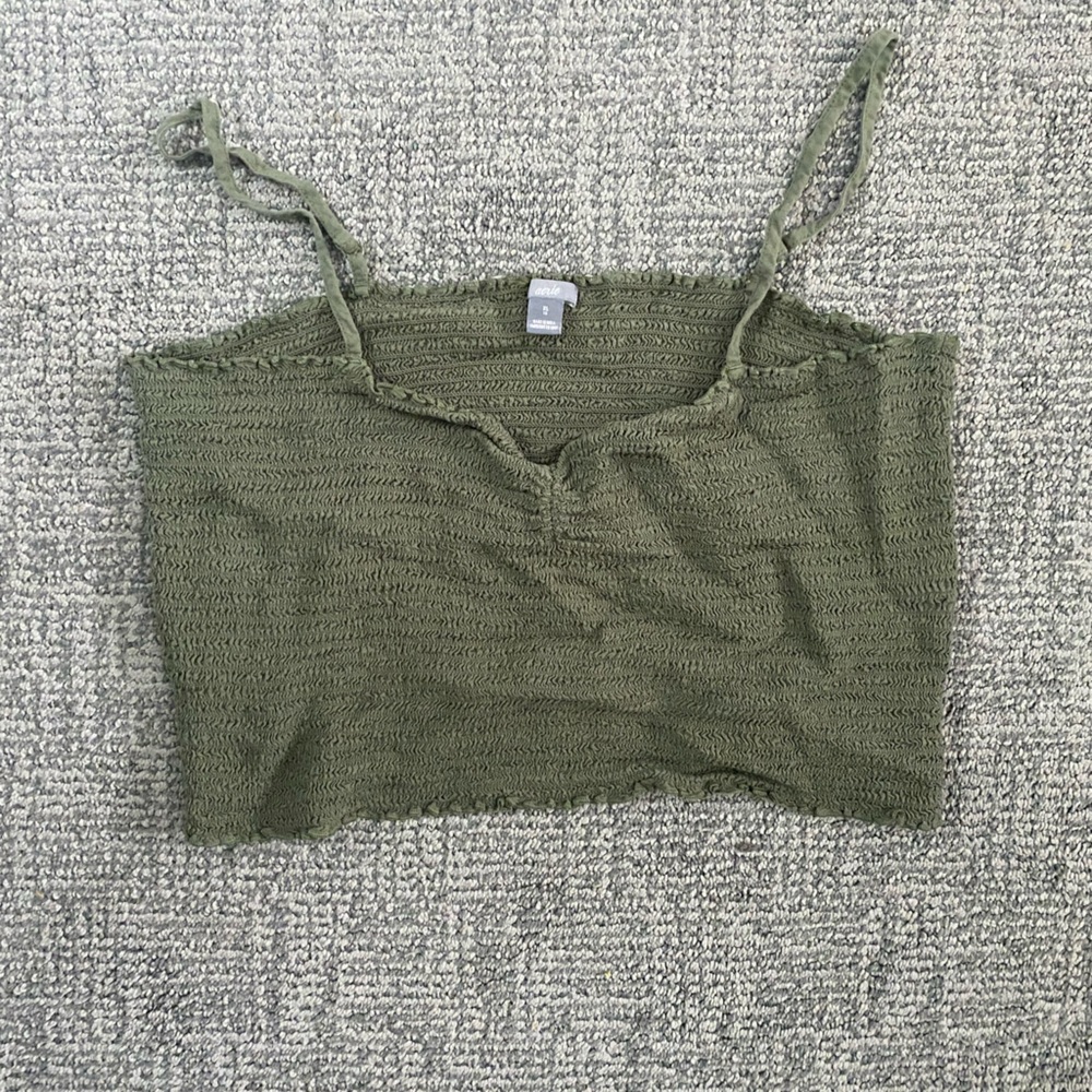 Aerie Olive Green Women’s Crop Top